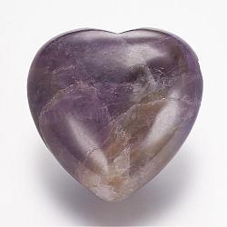Natural Amethyst Agate Beads, Heart, 13x25x25mm, Hole: 2mm(G-E338-11H)