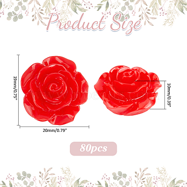 80pcs cabochons en r&eacute;sine opaque(CRES-ME0001-07)-2