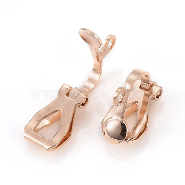 Brass Clip-on Earring Findings(KK-F777-02LG)-2