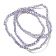 Baking Painted Transparent Glass Beads Strands(DGLA-F002-04B)-3