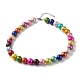 Collier de perles rondes en acrylique pour femme(NJEW-JN03792)-1