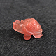 Watermelon Stone Glass Carved Healing Tortoise Figurines(DJEW-PW0012-031B-03)-1