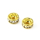 Brass Rhinestone Spacer Beads(RB-YW0001-04A-01G)-2