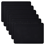 Felt Fabric Mats, Heat Resistant Mat, Rectangle, Black, 440x300x3mm(AJEW-WH0077-022)