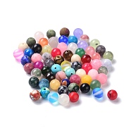 Natural & Synthetic Gemstone Beads, Round, 8mm, Hole: 1.2mm(G-XCP0006-22)