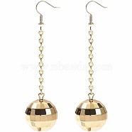 Stainless Steel Mirror Ball Earrings for Women(FJ2420-2)