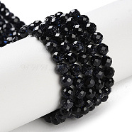 Synthetic Blue Goldstone Beads Strands, Faceted, Round, 4mm, Hole: 0.6mm, about 92pcs/strand, 14.49''(36.8cm)(G-A233-A01-01)