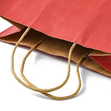 Kraft Paper Bag with Handle(CARB-WH0003-B-07)-2