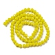 Opaque Solid Color Electroplate Glass Beads Strands(GLAA-F029-P4mm-C05)-2