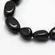 Natural Obsidian Nuggets Beads Strands(G-L154-16)-2