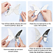 Unicraftale 12Pcs 6 Style Stainless Steel Butterfly Wall  Decoration Pendants(STAS-UN0036-52P)-5
