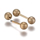 304 Stainless Steel Ball Stud Earrings(EJEW-H113-01G-D)-2