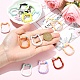10Pcs Spray Painted Alloy Spring Gate Rings(FIND-YW0010-54)-5
