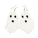 Glass Seed Braided Ghost Chandelier Earrings(EJEW-B012-02)-1