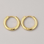 Stainless Steel Huggie Hoop Earrings, Golden, 10 Gauge, 17x2.5mm(EJEW-WH0014-87C-G)