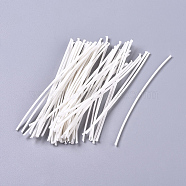 Replacement Cotton Wick, for Oil Lamps and Candles, White, 125x2mm, about 300pcs/bag(DIY-WH0156-34)