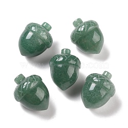 Natural Green Aventurine Massage Tools, Worry Stones, for Face to Lift, Decrease Puffiness and Tighten, No Hole, Pine Cones, 25~27x20mm(G-M393-05C)