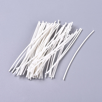 Replacement Cotton Wick, for Oil Lamps and Candles, White, 125x2mm, about 300pcs/bag