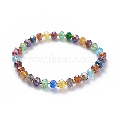 Electroplate Glass Beads Jewelry Sets(SJEW-JS01065)-2