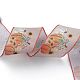 10M Thanksgiving Day Theme Wired Linen Ribbon(OCOR-G013-02D)-3