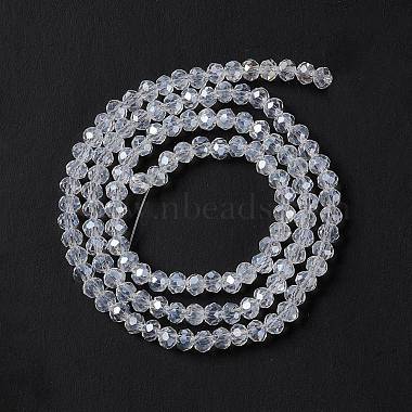 Perles de rondelle de verre de cristal brins(X-EGLA-F049C-03)-5