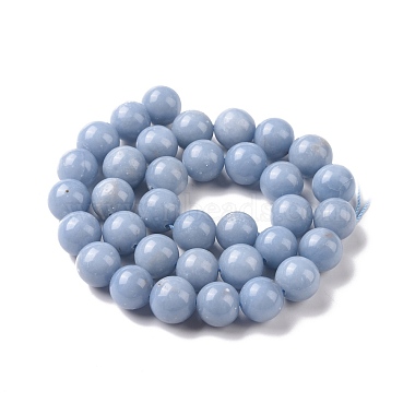 Natural Angelite Beads Strands(G-G840-03-12mm)-6