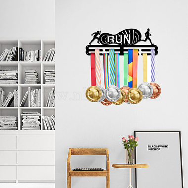 Support mural d'affichage de support de cintre de médaille de fer(ODIS-WH0021-735)-6
