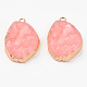 Druzy Resin Pendants(RESI-R428-019)-2