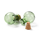 Round Glass Cork Bottles Ornament(GLAA-D002-03B)-2
