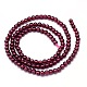 Mozambique Import Natural Grade A Garnet Round Beads Strands(X-G-E300-A-3mm)-3