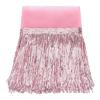 Sequin Tassel Trimming, Pearl Pink, 250mm, tassel: about 180mm