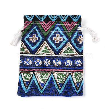 Bolsas de embalaje de arpillera de estilo &eacute;tnico(ABAG-N009-06B-02)-2