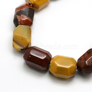Natural Faceted Gemstone Column Beads Strands(G-L174-M)-3