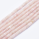 Chapelets de perles en opale rose naturelle(G-E444-29-6mm)-1