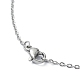 Natural Quartz Crystal Nugget Pendant Necklace with 304 Stainless Steel Chains(NJEW-JN04385-02)-3