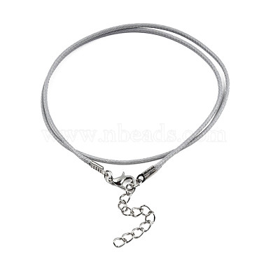 Воском хлопка ожерелье шнура материалы(MAK-S034-015)-3