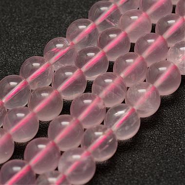 Природного розового кварца нитей бисера(G-E375-6mm-01)-2