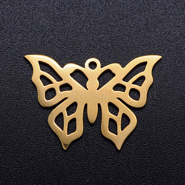 Golden Butterfly Stainless Steel Pendants