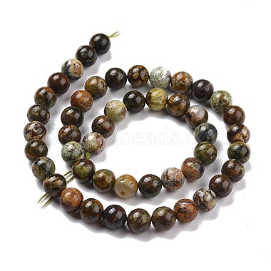 Natural Green Opal Beads Strands(G-C242-01B)-3