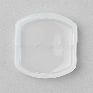 Food Grade Silicone Molds, Fondant Molds, For DIY Cake Decoration, Chocolate, Candy, UV Resin & Epoxy Resin Jewelry Making, White, 39x39x8mm, Inner Diameter: 35x35mm(X-DIY-E021-35)