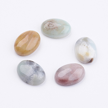 Natural Amazonite Cabochons, Oval, 18x13x6mm