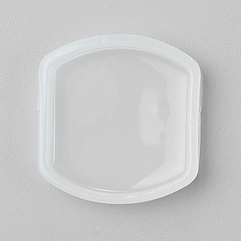 Food Grade Silicone Molds, Fondant Molds, For DIY Cake Decoration, Chocolate, Candy, UV Resin & Epoxy Resin Jewelry Making, White, 39x39x8mm, Inner Diameter: 35x35mm