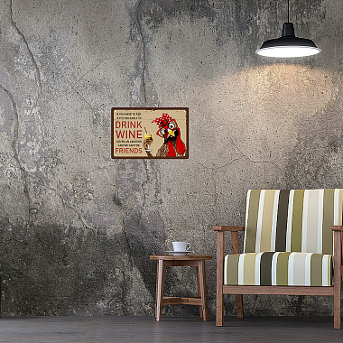 Rectangle Metal Iron Sign Poster(AJEW-WH0157-370)-6