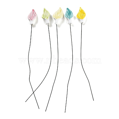 Ceramic Leaf Stems with Iron Stem(PR-CBAD4A8-04)-1