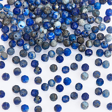 nbeads 2 brins de perles de lapis-lazuli naturelles(G-NB0004-64)-4