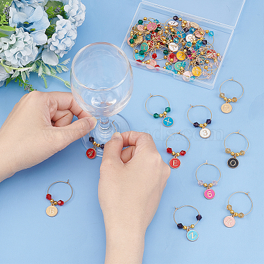 36Pcs 36 Styles Alloy Enamel Wine Glass Charms(AJEW-BC00003)-3