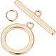 10Pcs Brass Toggle Clasps(KK-BBC0013-30B)-1