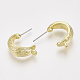 Accessoires de clous d'oreilles en alliage(X-PALLOY-S125-034)-1