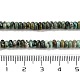 brins de perles turquoises africaines naturelles (jaspe)(G-K343-C11-01)-5