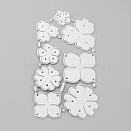 Carbon Steel Cutting Dies Stencils, for DIY Scrapbooking/Photo Album, Decorative Embossing DIY Paper Card, Matte Stainless Steel Color, Flower, 113x61x0.8mm(DIY-WH0304-826)